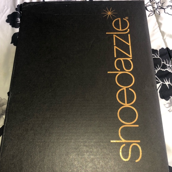 Shoe Dazzle Black Heeled Sandals Size 10 - Picture 7 of 7